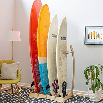 サーフボードラック　インテリア　バリ　サーフボードスタンド　収納　サーフィン サーフボードラック インテリア バリ サーフボードスタンド 収納